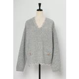 Vネックサマーツイードプルオーバー 77-003863 | BONJOUR SAGAN | 詳細画像24 