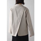 LIGHT-BEIGE | バックデザインジャケット 77-003865 | BONJOUR SAGAN