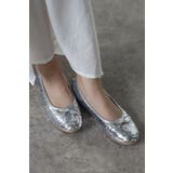SILVER | スパンコールバレエシューズ 77-003871 | BONJOUR SAGAN
