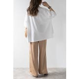 ビッグシルエット前後差Tシャツ 77-003873 | BONJOUR SAGAN | 詳細画像6 