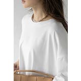 ビッグシルエット前後差Tシャツ 77-003873 | BONJOUR SAGAN | 詳細画像7 