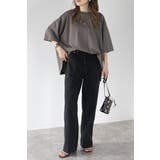 ビッグシルエット前後差Tシャツ 77-003873 | BONJOUR SAGAN | 詳細画像10 