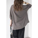 ビッグシルエット前後差Tシャツ 77-003873 | BONJOUR SAGAN | 詳細画像13 