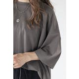 ビッグシルエット前後差Tシャツ 77-003873 | BONJOUR SAGAN | 詳細画像15 