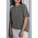 バックビッグラベルTシャツ 77-003889 | BONJOUR SAGAN | 詳細画像4 