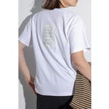 バックビッグラベルTシャツ 77-003889 | BONJOUR SAGAN | 詳細画像14 