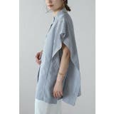 バンドカラースクエアポンチョシャツ  77-003892 | BONJOUR SAGAN | 詳細画像3 