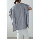 バンドカラースクエアポンチョシャツ  77-003892 | BONJOUR SAGAN | 詳細画像5 