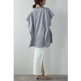 バンドカラースクエアポンチョシャツ  77-003892 | BONJOUR SAGAN | 詳細画像6 