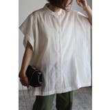 バンドカラースクエアポンチョシャツ  77-003892 | BONJOUR SAGAN | 詳細画像12 