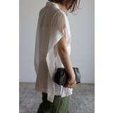 バンドカラースクエアポンチョシャツ  77-003892 | BONJOUR SAGAN | 詳細画像14 