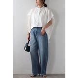 バンドカラースクエアポンチョシャツ  77-003892 | BONJOUR SAGAN | 詳細画像16 