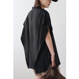 バンドカラースクエアポンチョシャツ  77-003892 | BONJOUR SAGAN | 詳細画像19 