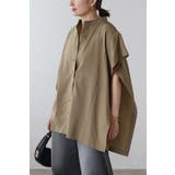 バンドカラースクエアポンチョシャツ  77-003892 | BONJOUR SAGAN | 詳細画像25 