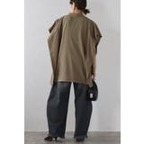 バンドカラースクエアポンチョシャツ  77-003892 | BONJOUR SAGAN | 詳細画像28 