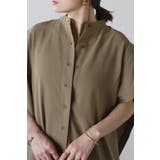 バンドカラースクエアポンチョシャツ  77-003892 | BONJOUR SAGAN | 詳細画像29 