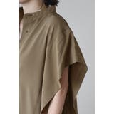 バンドカラースクエアポンチョシャツ  77-003892 | BONJOUR SAGAN | 詳細画像30 