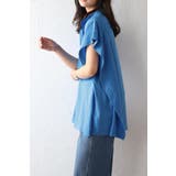 バンドカラースクエアポンチョシャツ  77-003892 | BONJOUR SAGAN | 詳細画像32 