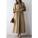 前後2WAYキャンディースリーブディープVワンピース 77-003894 | BONJOUR SAGAN | 詳細画像5 