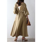 前後2WAYキャンディースリーブディープVワンピース 77-003894 | BONJOUR SAGAN | 詳細画像8 