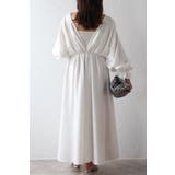 前後2WAYキャンディースリーブディープVワンピース 77-003894 | BONJOUR SAGAN | 詳細画像18 