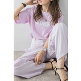 PINK | 前後2WAYロゴTシャツ 77-003895 | BONJOUR SAGAN