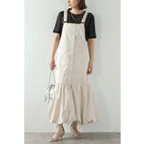 ECRU | 裾バルーンジャンパースカート 77-003903 | BONJOUR SAGAN