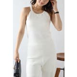 OFF-WHITE | カップ付きホルターネックラメニットタンク 77-003907 | BONJOUR SAGAN