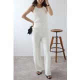 カップ付きホルターネックラメニットタンク 77-003907 | BONJOUR SAGAN | 詳細画像1 