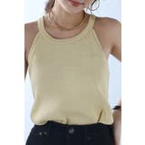 カップ付きホルターネックラメニットタンク 77-003907 | BONJOUR SAGAN | 詳細画像16 