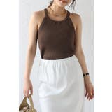 カップ付きホルターネックラメニットタンク 77-003907 | BONJOUR SAGAN | 詳細画像17 