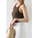 カップ付きホルターネックラメニットタンク 77-003907 | BONJOUR SAGAN | 詳細画像19 