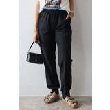 BLACK | ラッシュガードジョガーパンツ 77-003935 | BONJOUR SAGAN