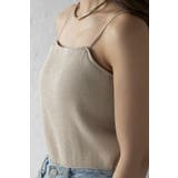 カップ付きラメニットキャミ 77-003941 | BONJOUR SAGAN | 詳細画像20 