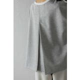 接触冷感 配色キーネックダンボールポンチョ 77-003948 | BONJOUR SAGAN | 詳細画像11 