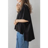 接触冷感 配色キーネックダンボールポンチョ 77-003948 | BONJOUR SAGAN | 詳細画像14 