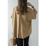 接触冷感 配色キーネックダンボールポンチョ 77-003948 | BONJOUR SAGAN | 詳細画像21 