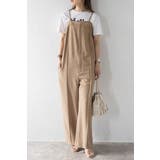 BEIGE | センターシームキャミサロペット  77-003953 | BONJOUR SAGAN