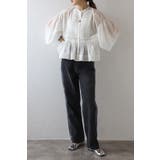 箔サイドラインデニムパンツ 77-003970 | BONJOUR SAGAN | 詳細画像2 