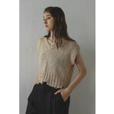 damaged knit vest | BONJOUR SAGAN | 詳細画像11 