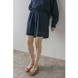 NAVY | sheer short pants | BONJOUR SAGAN