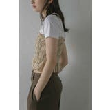 shirring stripe bustier | BONJOUR SAGAN | 詳細画像3 