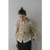 shirring stripe bustier | BONJOUR SAGAN | 詳細画像5 