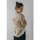 shirring stripe bustier | BONJOUR SAGAN | 詳細画像8 