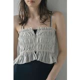shirring stripe bustier | BONJOUR SAGAN | 詳細画像11 