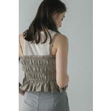 shirring stripe bustier | BONJOUR SAGAN | 詳細画像22 