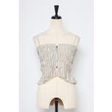 shirring stripe bustier | BONJOUR SAGAN | 詳細画像25 