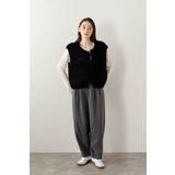 twill curved slacks | BONJOUR SAGAN | 詳細画像13 