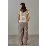 twill curved slacks | BONJOUR SAGAN | 詳細画像21 