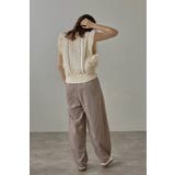 twill curved slacks | BONJOUR SAGAN | 詳細画像22 